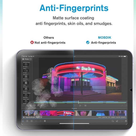 iPad Mini 6 (2021) Paperfeel Screen Protector Low Reflection - Picture 3 of 6